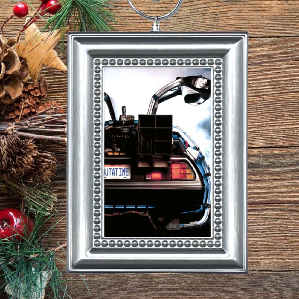 Back To The Future Delorean Retro Movie‎ Memorabilia Christmas Tree Ornament